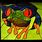 Stained Glass Tree Frogs