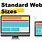 Standard Web Sizes