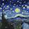 Starry Night Illustration