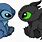 Stitch and Toothless Outline
