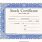 Stock Certificates Forms