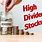 Stock with High Dividend