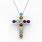 Stone Cross Necklace