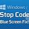 Stop Code Microsoft