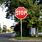 Stop Sign On Street