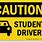Student Driver Sign for Car