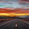 Sunset Desert Road