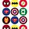 Superhero Logos to Print