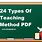 Teaching Methods PDF
