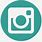 Teal Instagram Logo