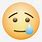 Teary Smile Emoji