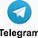 Telegram Red Icon