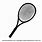 Tennis Racket Silhouette