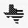 Texas Flag Outline SVG