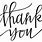 Thank You Note Graphic