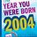 The Year You Were Born the Most Popular Book