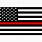 Thin Red Line Flag Clip Art