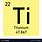 Titanium On Periodic Table