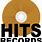 Top Hits Logo On Records
