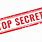 Top Secret Stamp Image