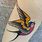 Traditional Bird Tattoo Drawing
