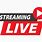 Transparent Live Steaming Logo