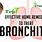 Treat Bronchitis