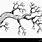 Tree Branch Line Art