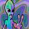Trippy Peace Alien