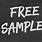 Try Our Free Samples Sign