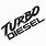 Turbo Diesel Sticker
