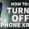 Turn Off iPhone XR