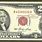 Two Dollar Bill with Red Seal