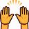 Two Hands Up Emoji