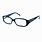 USA Blue Rectangle Eyeglasses
