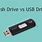USB vs Flash drive