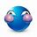 Ugly Blue Emoji