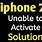 Unable to Activate iPhone 7