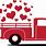 Valentine's Truck SVG