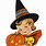 Vintage Halloween Witch Clip Art