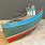 Vintage Toy Wooden Boats