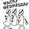 Wacky Wednesday Free Printables