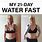 Water Diet Before and After