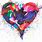 Watercolor Heart Art