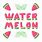Watermelon Word Clip Art