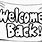 Welcome Back Clip Art Black and White