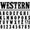Western Font SVG Free