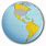 Western Hemisphere Globe