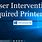 What Is User Intervention in Printer