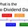 What Is an Ex Dividend Date